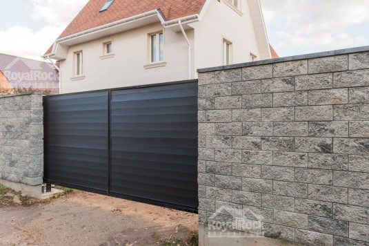 Забор из камня Joniec Gorc de Luxe 22 Оникс в аг. Ждановичи - фото 2