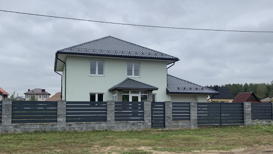 Забор из блоков FaBrick 500x200 в цвете 