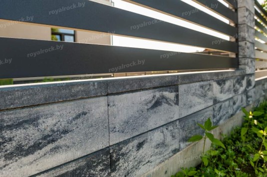 Забор из камня Joniec Roma Horizon Onyx в Валерьяново - фото 15